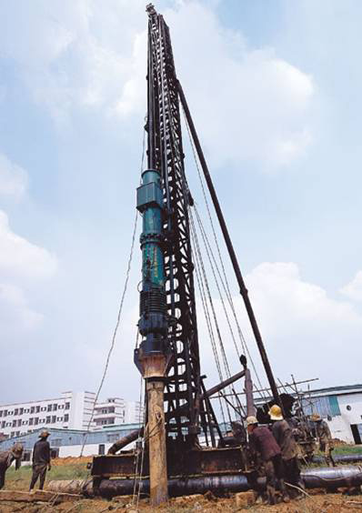 池州贵池区振动沉管载体桩